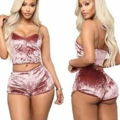 Kinky Cloth Velvet Pajamas Lingerie & Panties