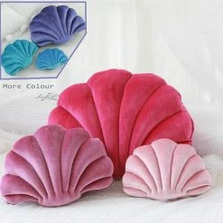 Kinky Cloth Velvet Seashell Pillow 17 Kinky Cloth Velvet Seashell Pillow