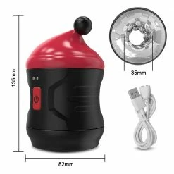 Kinky Cloth Vibrating Automatic Open-Ended Masturbator
