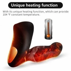 Kinky Cloth Vibrating Prostate Massager Black
