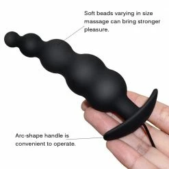 Kinky Cloth Vibrator Beads 12 Mode Prostate Massager Vibrating Plug Anal Beads