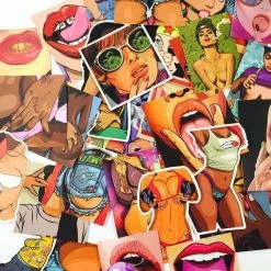 Kinky Cloth Vice Girls Stickers 47pcs