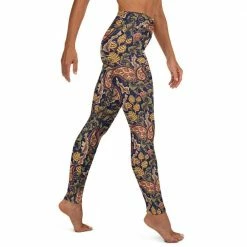 Kinky Cloth Goth Victorian Floral Yoga Leggings 16 Kinky Cloth Goth Victorian Floral Yoga Leggings