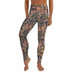 Kinky Cloth Goth Victorian Floral Yoga Leggings