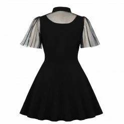 Kinky Cloth Vintage Black Gothic Dress