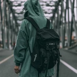 Kinky Cloth Backpacks & Bags Vintage Canvas Hip Hop Backpack