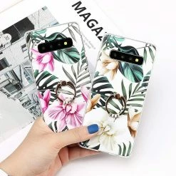 Kinky Cloth Under $20 Vintage Flower Leaf Samsung Case