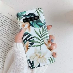 Kinky Cloth Under $20 Vintage Flower Leaf Samsung Case