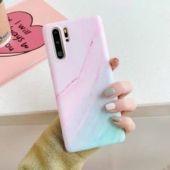 Kinky Cloth Vintage Gradual Marble Huawei Case Under $20