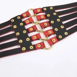 Kinky Cloth Under $20 Vintage Metal Ring 5 Straps Belt