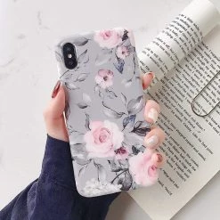 Kinky Cloth Phone Cases Vintage Pressed Flower Matte IPhone Case