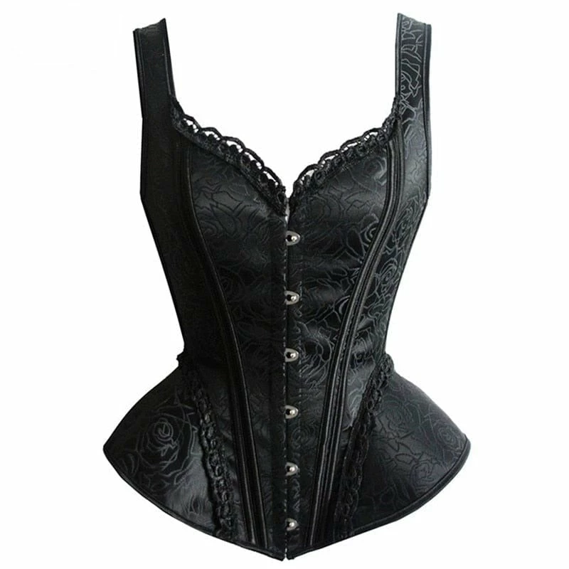 Kinky Cloth Vintage Satin Lace Corset