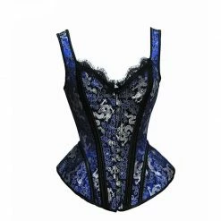 Kinky Cloth Vintage Satin Lace Corset
