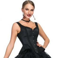 Kinky Cloth Vintage Satin Lace Corset