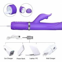 Kinky Cloth Clit Vibrators Wild Wabbit Multi Speeds G-spot And Clitoris Vibrator