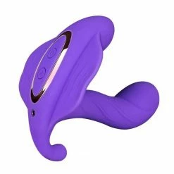 Kinky Cloth Wearable Dildo Vibrator Combo With Remote Control