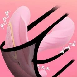 Kinky Cloth Wearable Dildo Vibrator Combo With Remote Control