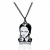 Kinky Cloth Wednesday Addams Necklace