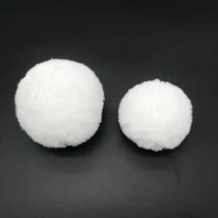 Kinky Cloth Pet Play White Poof Ball Rabbit Tail Plug