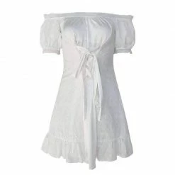 Kinky Cloth White Victorian Summer Dress