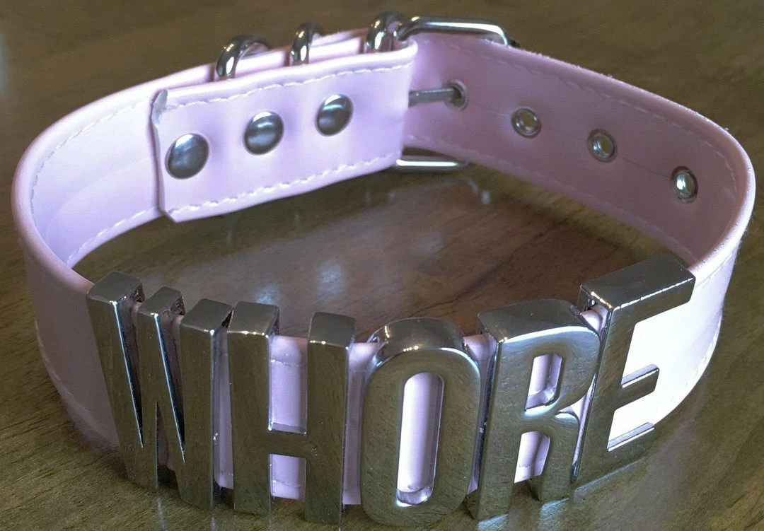 Kinky Cloth Whore Collar 1 Kinky Cloth Whore Collar