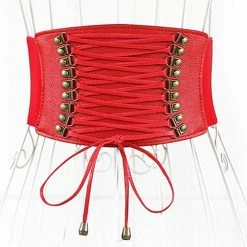 Kinky Cloth Wide Cummerbund Corset BDSM