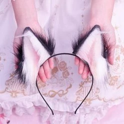 Kinky Cloth Wolf Ears Headband Pet Play