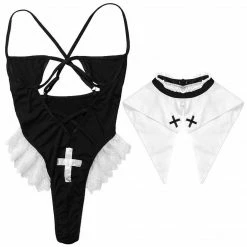 Kinky Cloth Cosplay Religious Nun Lingerie