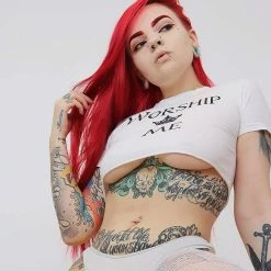 Kinky Cloth Worship Me Crown Top Dominant