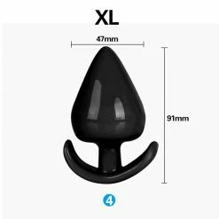 Kinky Cloth XL Silicone Plug Anal Toys
