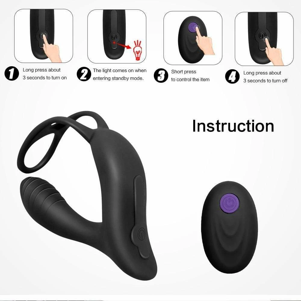 Kinky Cloth XLT Male Prostate Vibrator Plug W/ Remote Control Sissy 11 Kinky Cloth XLT Male Prostate Vibrator Plug W/ Remote Control Sissy