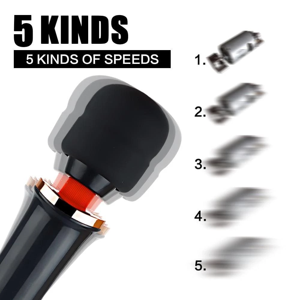 Kinky Cloth XTC Agility 5 Speeds & 10 Modes Vibrator Wand 6 Kinky Cloth XTC Agility 5 Speeds & 10 Modes Vibrator Wand