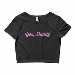 Kinky Cloth DDLG - Daddy / Little Yes Daddy Cursive Font Top