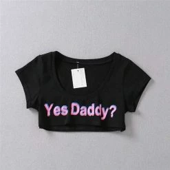 Kinky Cloth DDLG - Daddy / Little Yes Daddy Micro Top
