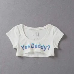Kinky Cloth DDLG - Daddy / Little Yes Daddy Micro Top