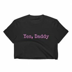 Kinky Cloth DDLG - Daddy / Little Yes, Daddy Typewriter Font Top