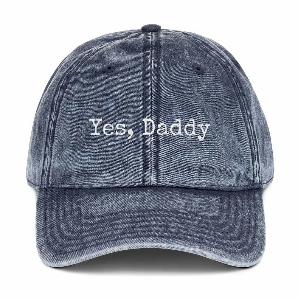 Kinky Cloth Yes Daddy Vintage Cotton Twill Cap 3 Kinky Cloth Yes Daddy Vintage Cotton Twill Cap