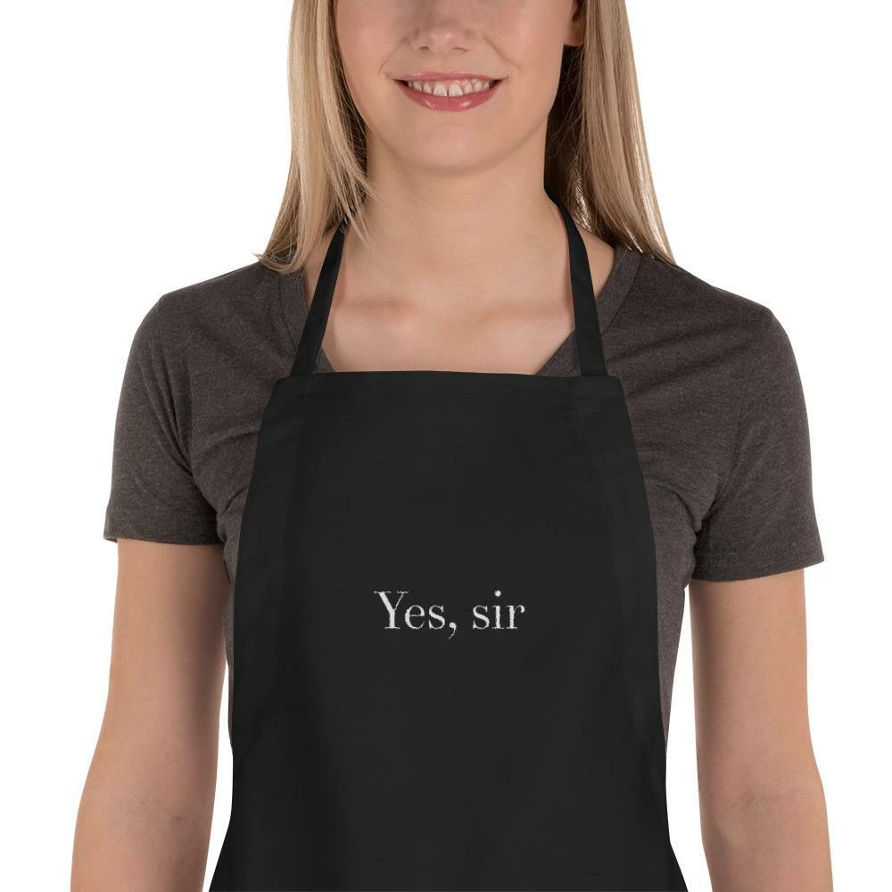 Kinky Cloth BDSM Yes Sir Apron 1 Kinky Cloth BDSM Yes Sir Apron
