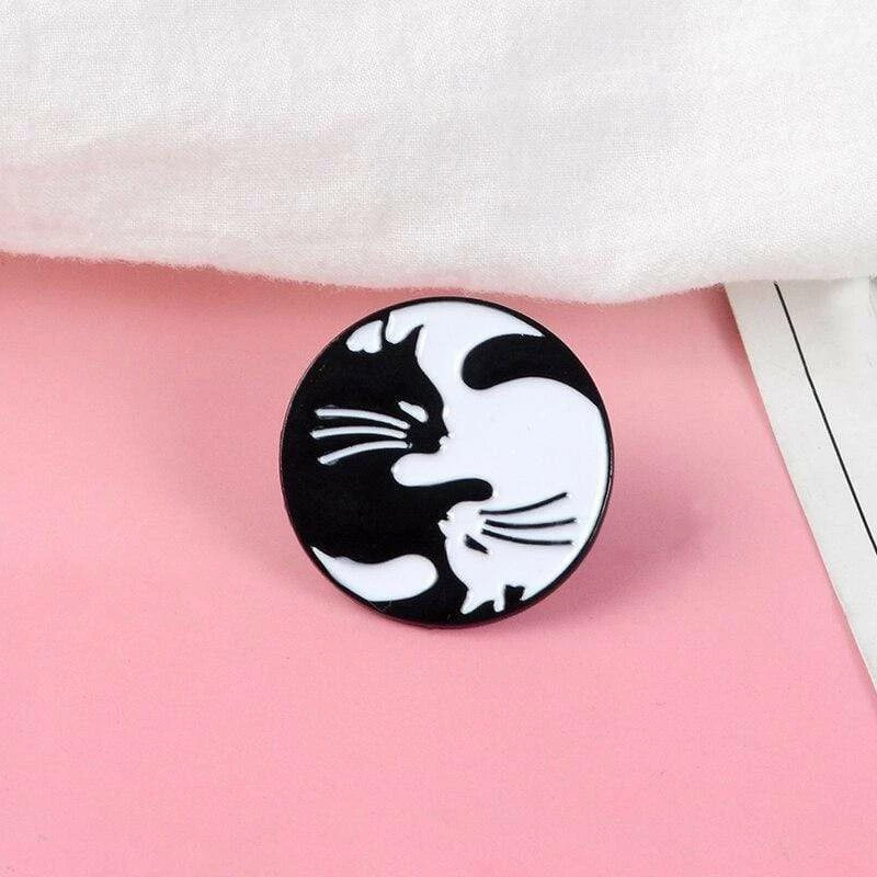 Kinky Cloth Kawaii Yin Yang Kitty Cat Enamel Pin 3 Kinky Cloth Kawaii Yin Yang Kitty Cat Enamel Pin