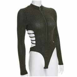 Kinky Cloth Zipper Glitter Bodysuit Raves & Festivals 28 Kinky Cloth Zipper Glitter Bodysuit Raves & Festivals