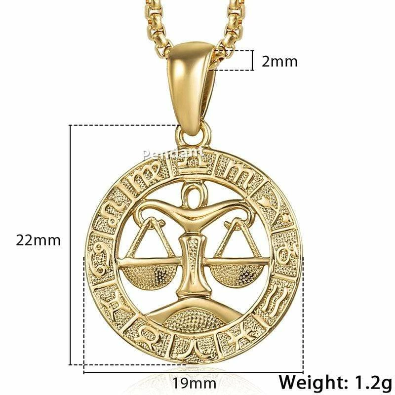 Kinky Cloth Zodiac Sign Gold Pendant Necklace Astrology 13 Kinky Cloth Zodiac Sign Gold Pendant Necklace Astrology